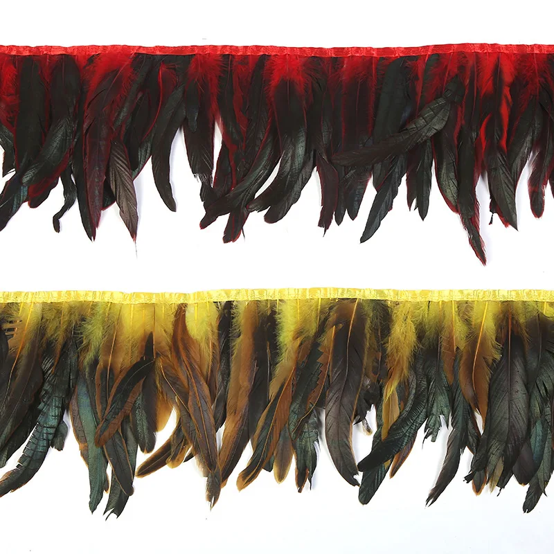 5 ярдов наряд из павлиньих перьев рукоделие перья украшения Качество производство одежды перья для рукоделия 4-8 дюймов ширина