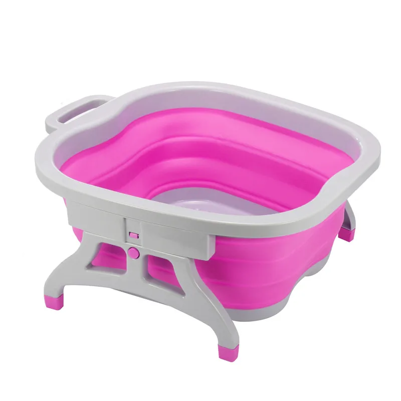 Portable Foot Spa Buckets Washing Clothes Basins Folding Foot Bucket