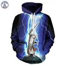 Mr 1991INC Hot Fashion Brand Clothing Men women Hoodies Cap Hooded 3d Men Sweatshirt Print Cat