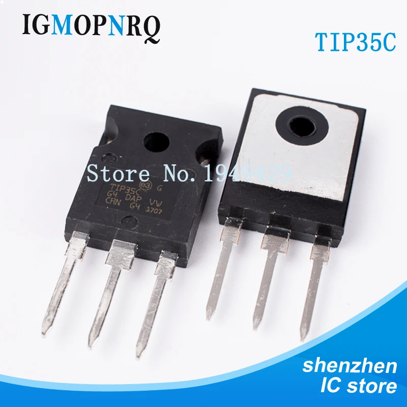 10PCS/lot TIP35C TIP35 TO 3P Bipolar transistor bipolar junction type ...