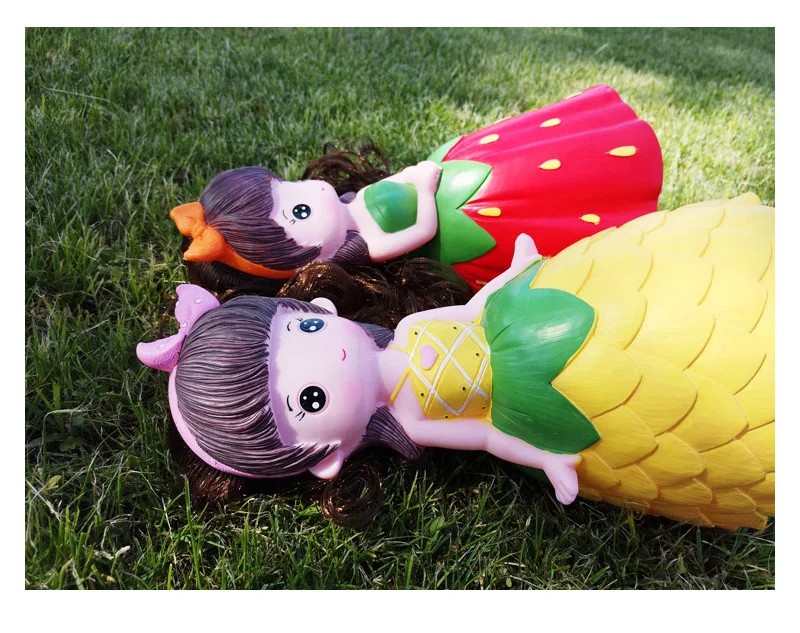 Креативная кукла денежный банк ремесло милые фрукты Барби Кукла Монета Банка миниатюры детская игрушка домашние декоративные предметы