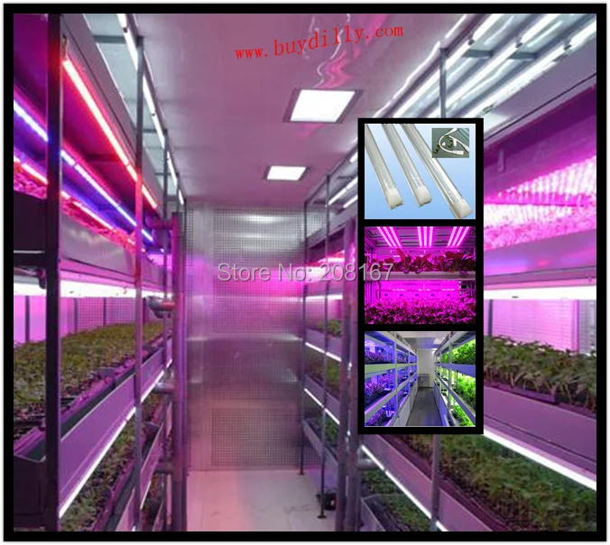 30Pcs/lot 60CM Length Indoor Plant Tissue Culture Lights 9W Full Spectrum Led Grow Tube Light