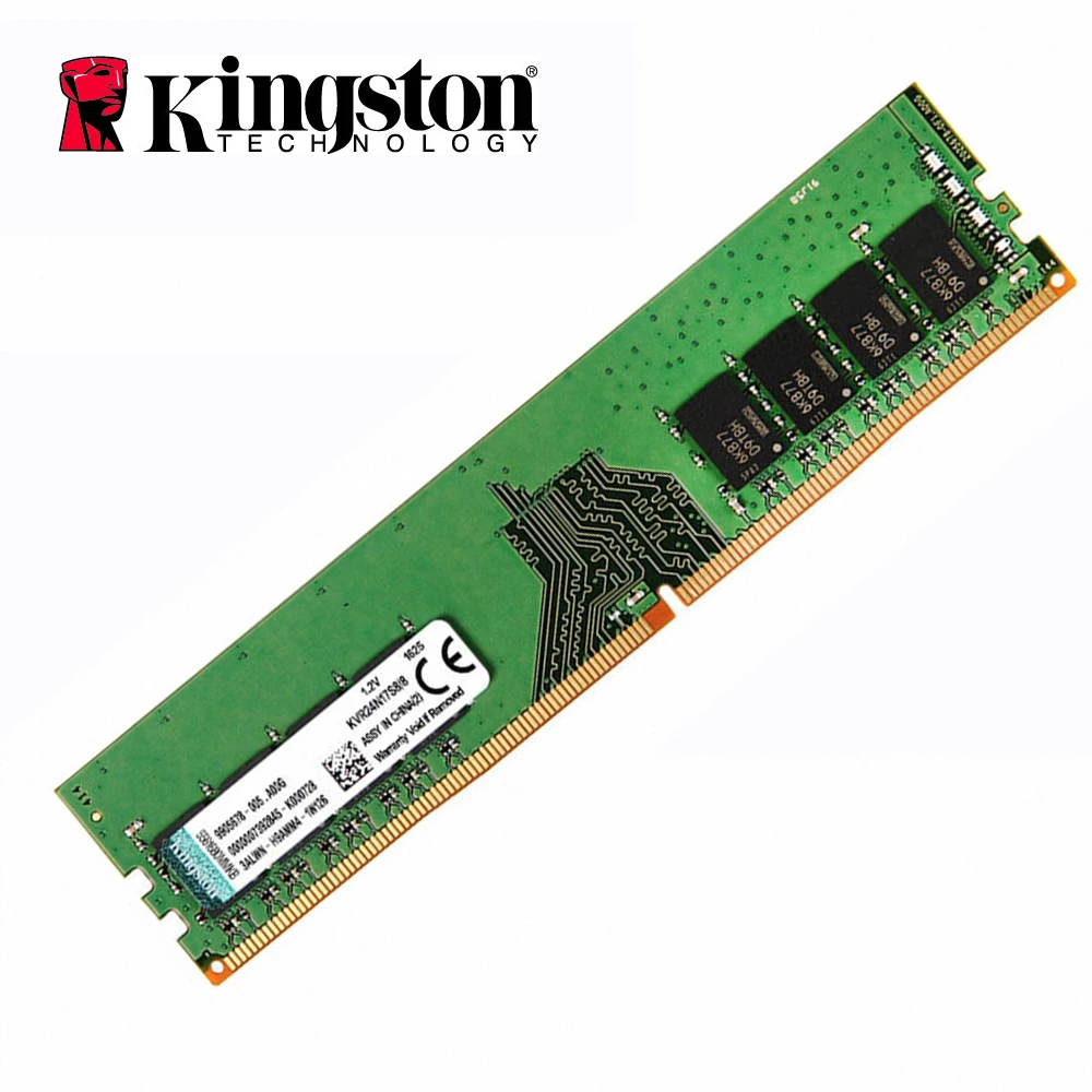 Оперативная память Kingston DDR4 ОЗУ 8 ГБ 4 16 2666 МГц DDR гигабайт Gigs палочки для настольных