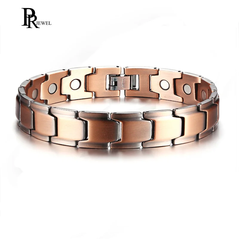 

Red Copper Magnetic Bracelet for Men Healthy Magnets Bio Energy Bracelets Bangles Father's Day Birthday Gift
