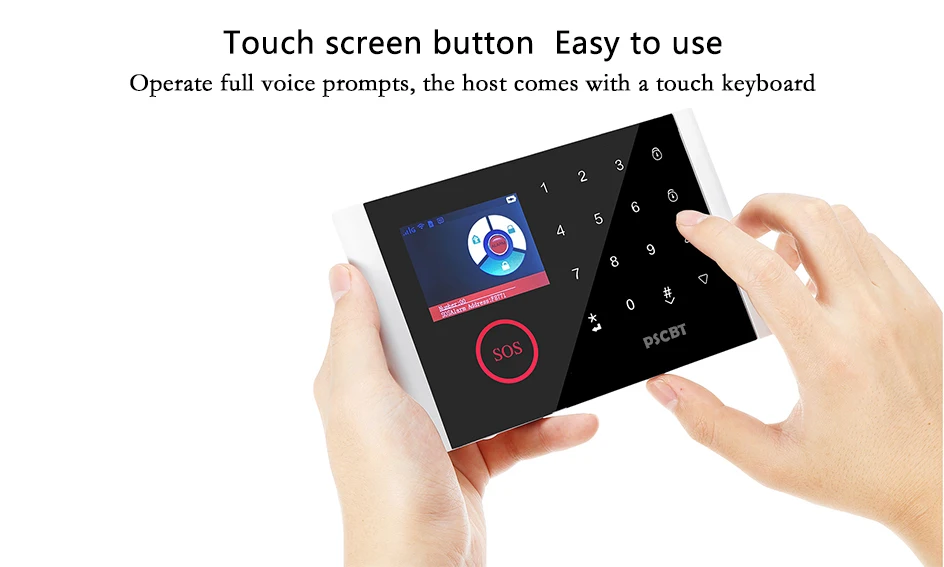 PSCBT GSM сигнализация WI-FI домашней безопасности Системы приложение Управление сим-карты Телефонный звонок англо-рус ES DE герметизирующая