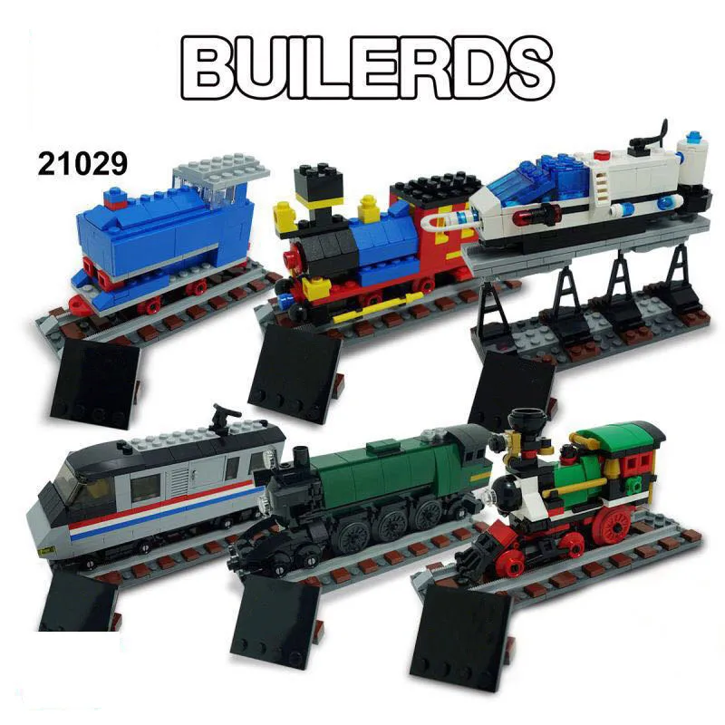 

21029 1176Pcs Genuine Technic Series The 50 Years on Track Building Blocks Bricks Toys Compatible Legoings 4002016