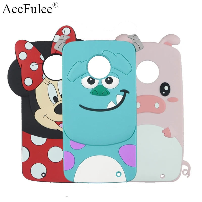 

3D Cute Animals Stitch Silicon Case For Motorola Moto G6 Plus G6+ 5.93" Soft Cover Pig Ice Cream Phone Shell