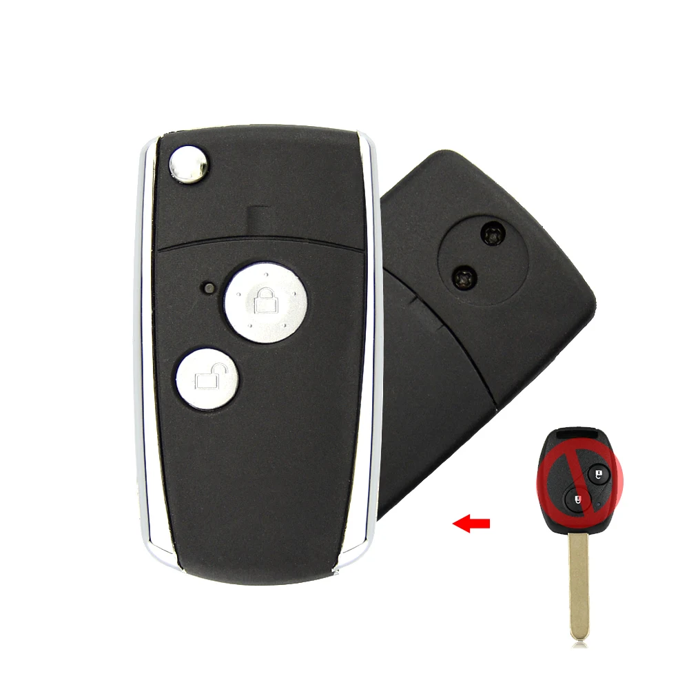 Floding car key shell for honda (5)