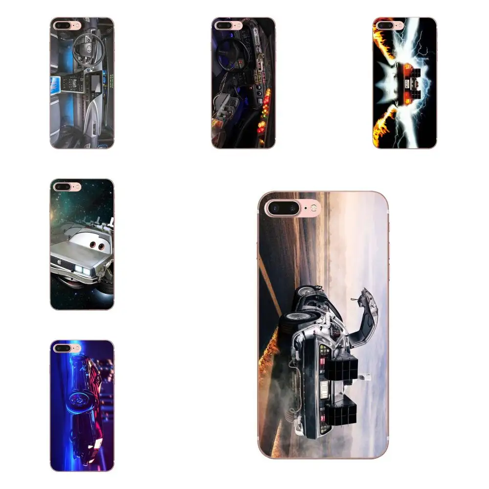 

Delorean Car Back To The Future Retro For Xiaomi Note 3 4 Mi3 Mi4 Mi4C Mi4i Mi5 Mi 5S 5X 6 6X A1 Max Mix 2 Soft Covers Capa