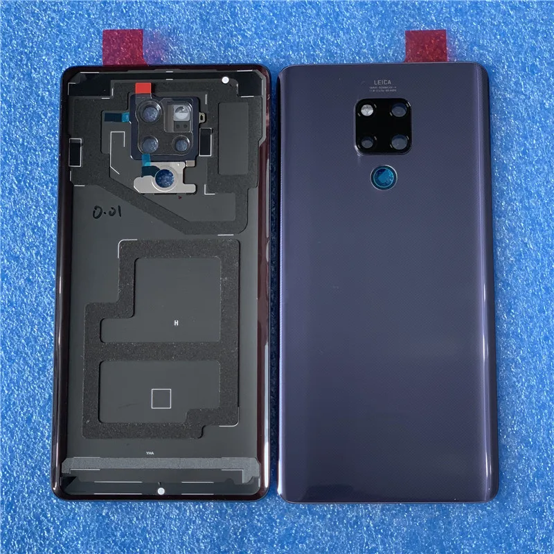 Чехол для 7," huawei mate 20 X Axisinternational со стеклянной задней крышкой, корпус+ рамка для камеры+ стеклянный объектив+ вспышка