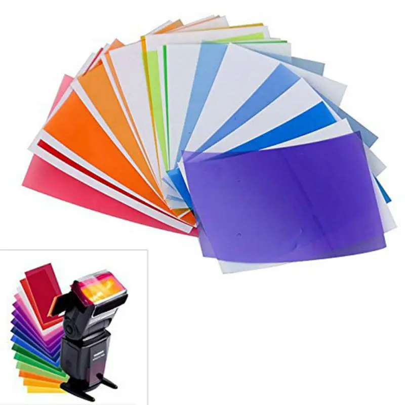 

12 Colors Flash Color Card Diffuser Lighting Flashlight Lamp Shade For Canon For Nikon For Sony For Pentax