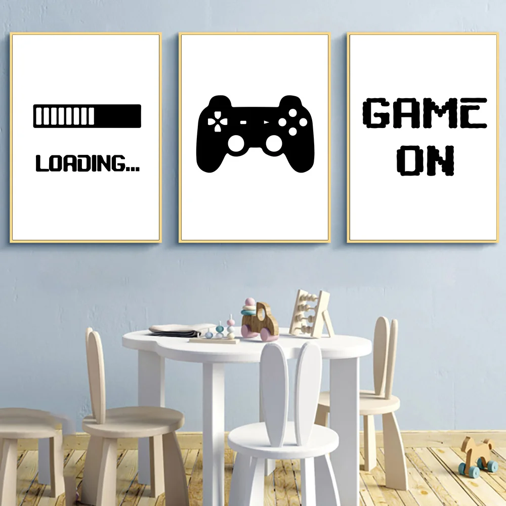 Black-And-White-Canvas-Painting-Nordic-Nursery-Posters-And-Prints-Play-Game-Baby-Boy-Room-Decor (1)