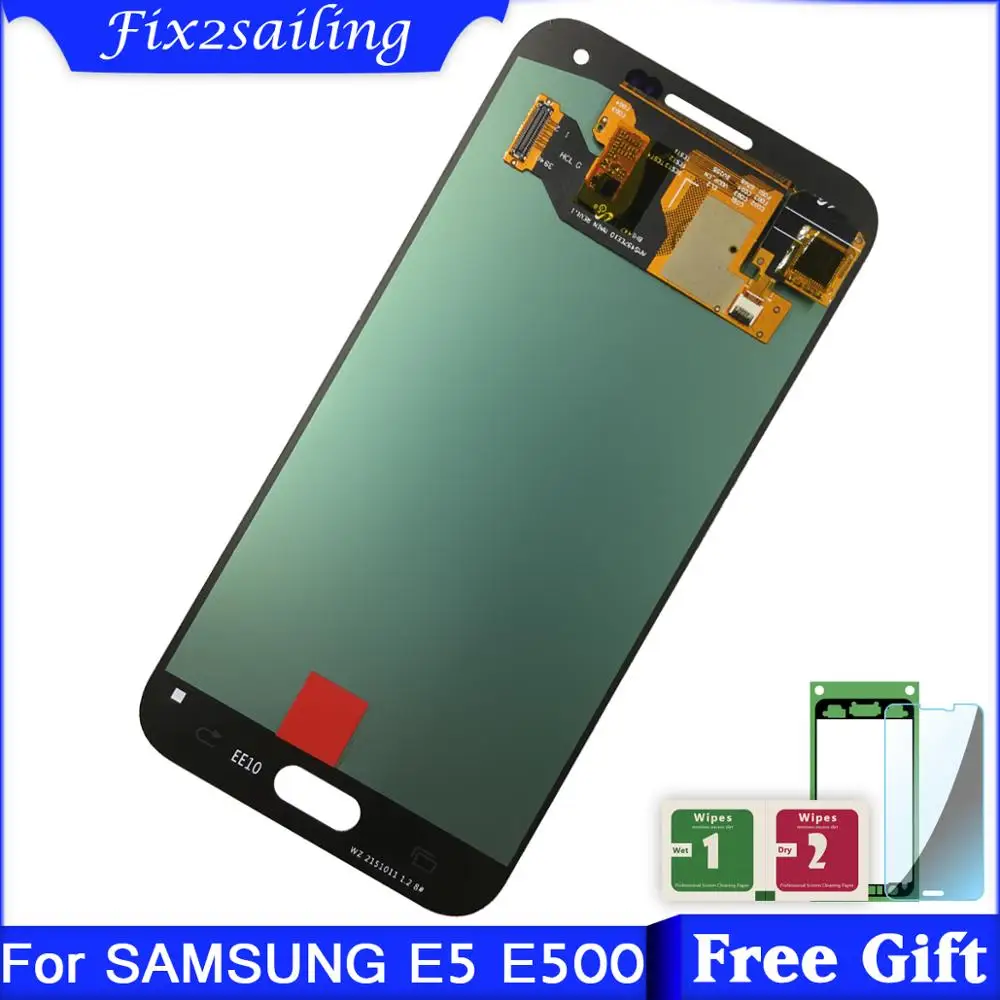 

Top Quality LCD For Samsung Glaxy E5 E500 E500F E500H E500M LCD Display Touch Screen Digitizer