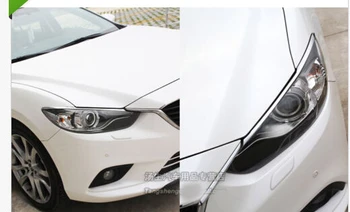 

2pcs Chrome headlight cover tirm Eyebrow shaping for 2014 Mazda 6 ATENZA