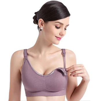 

Nursing Bra for Pregnant Women Free Front Open Maternity Bra Full Coverage Breastfeeding Pregnancy Bra sujetador lactancia