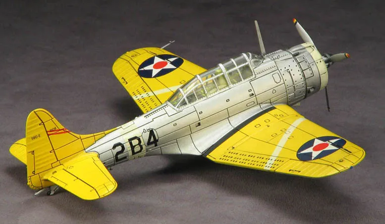 Out of print HOB Master WWII US Navy SBD2 Lexington Intrepid dive bomber model HA0111 Favorite military model with original box
