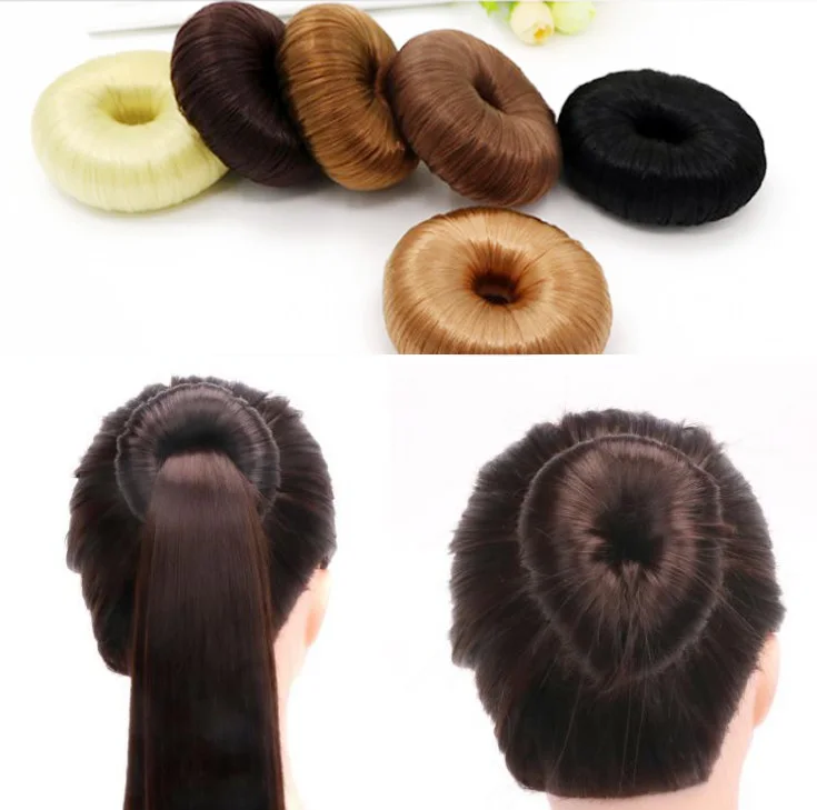 Европейский и американский темперамент парик лоток для волос цветок бутон лоток для волос Веревка пончик лоток для волос инструмент конский хвост веревка для волос