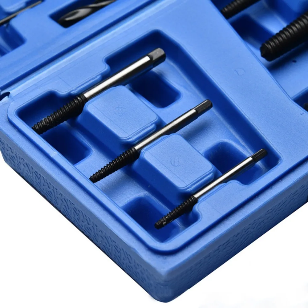 12pcs HSS Screw Extractor tools set Drill Bit tool Case quickly Removes damaged screws broken bolts Remover Screw Extractor 12pcs HSS Screw Extractor tools set Drill Bit tool Case quickly Removes damaged screws broken bolts Remover Screw Extractor