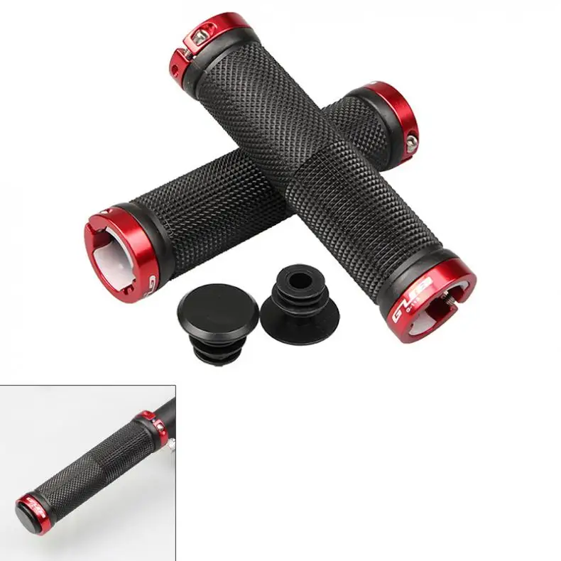 buy GUB 1 Pair Aluminum Alloy Rubber Handlebar Cycling with Lockable Anti skid for MTB Road Bikes