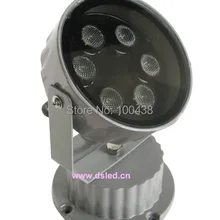 CE, хорошее качество, высокая мощность 6 Вт светодиодные прожекторы, напольный прожектор, чип Эдисон, 2 года гарантии, 110V-250VAC