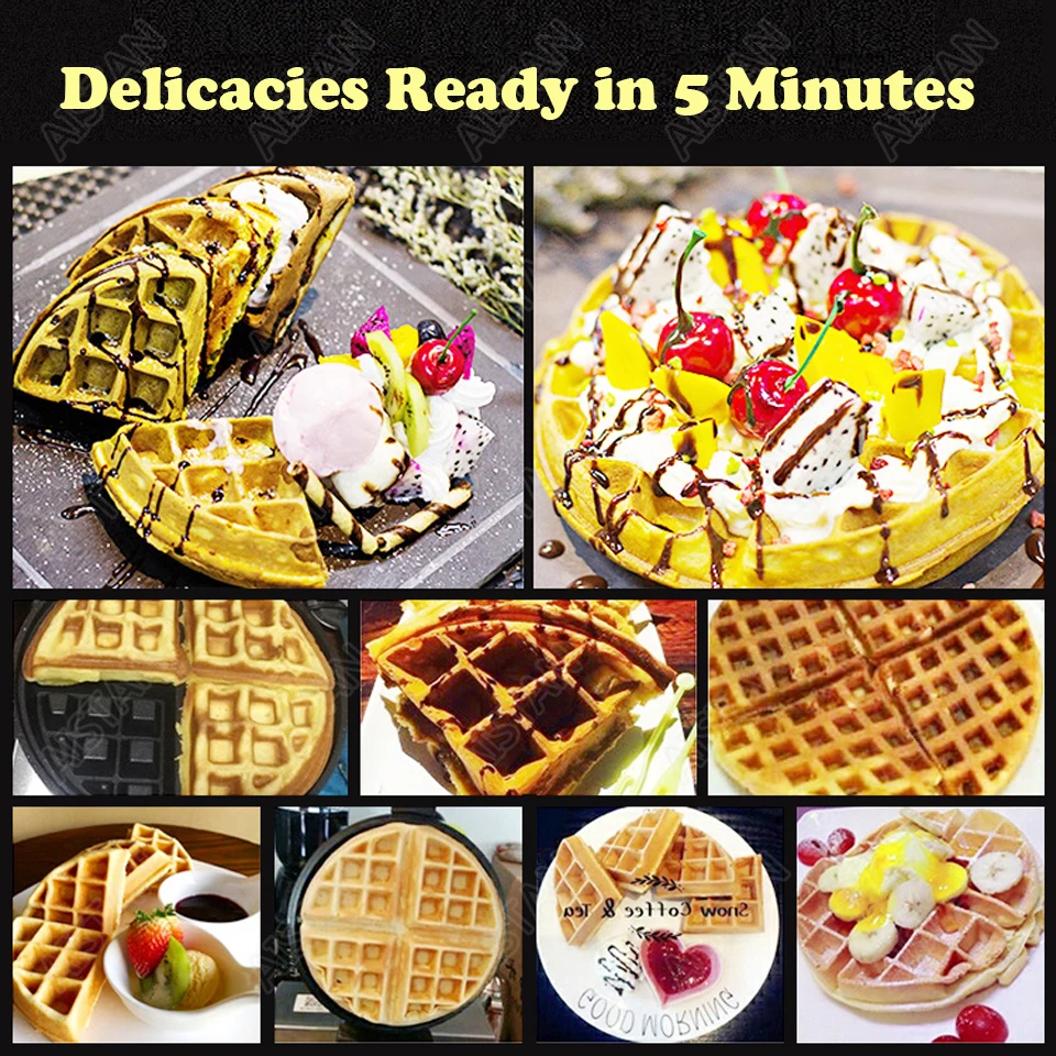 UWB1/UWB2 electric commercial desktop waffle baker waffle maker baking machine UWB1/UWB2 electric commercial desktop waffle baker waffle maker baking machine