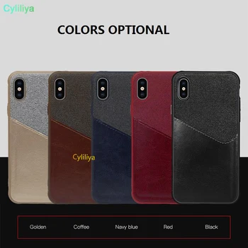

500 luxury leather case for iphone XR XS MAX X 6S 7 8 plus cell phone credit card pocket slots for Samsung Galaxy S8 S9 S10 Plus