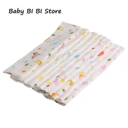 10 шт новорожденных пеленка детская квадратный 100% хлопок Мытье Ванны Детский носовой платок Полотенца