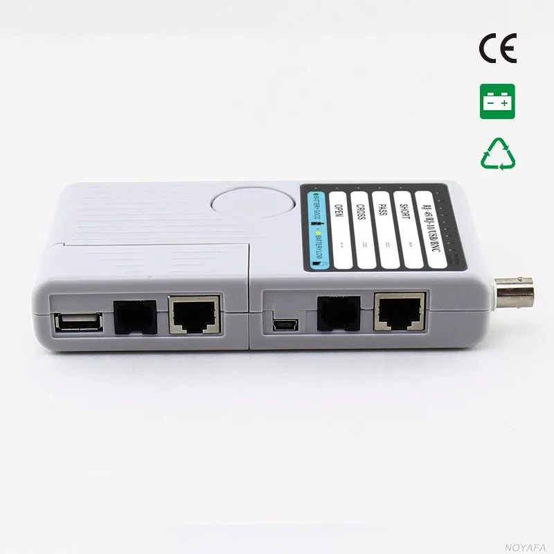 Новый NF-3368 4 в 1 сетевой кабель тестер дистанционного RJ11 RJ45 USB BNC сети LAN телефонный кабель метр тестер