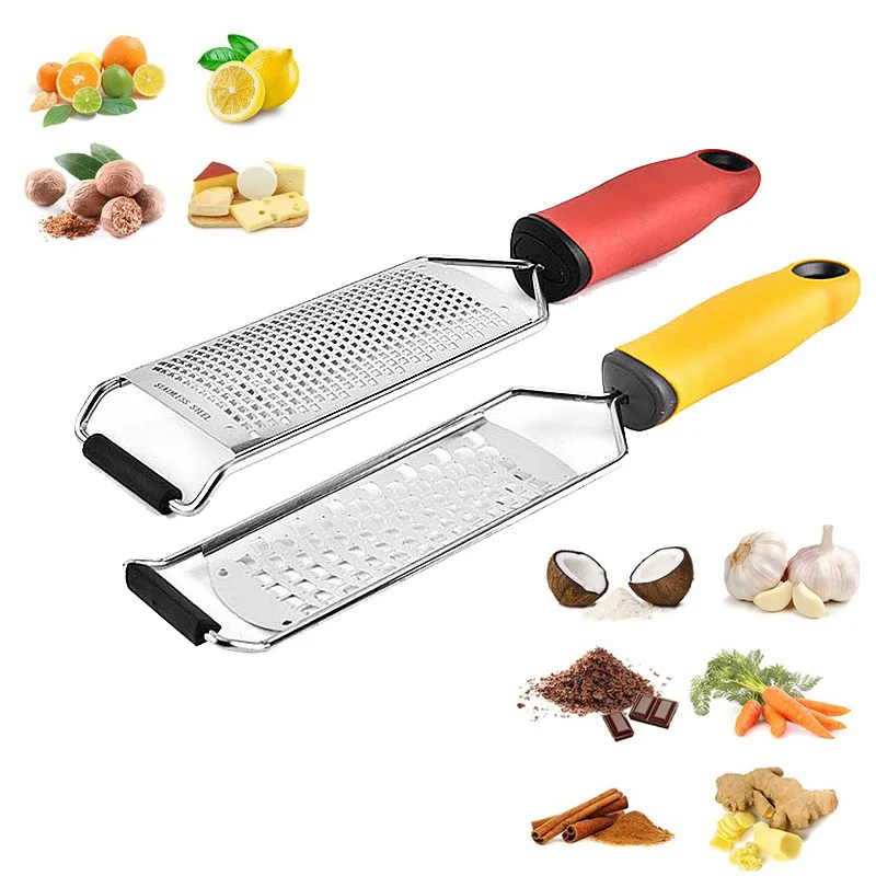 

Memokey Cheese Grater Stainless Steel Blade Cheese Slicer Lemon Zester Grater Chocolate Cheese Grater With Protective Cover C