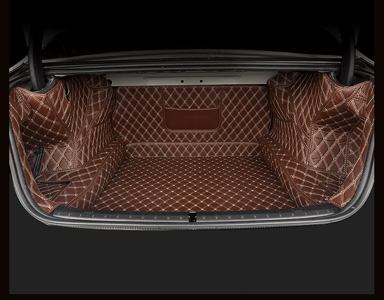 Lsrtw2017 волокна кожи багажник автомобиля коврик для bmw 5 серии g30 520 528 530 535 540
