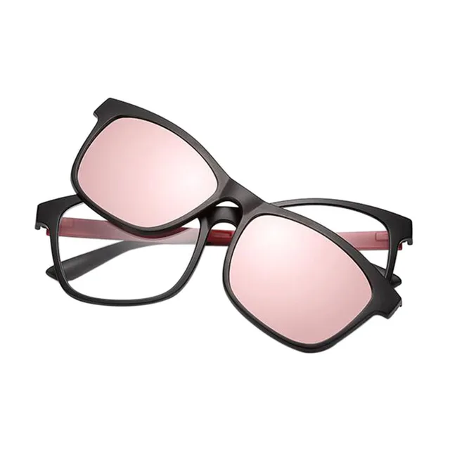 New Eyeglasses Full Frame With Clip Polarized Lenses Mirrors