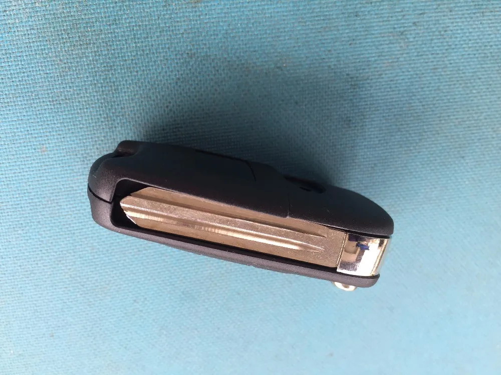 ZABEUDEIR для hyundai i10 3 кнопки дистанционного брелока корпус флип пустой лезвие uncut