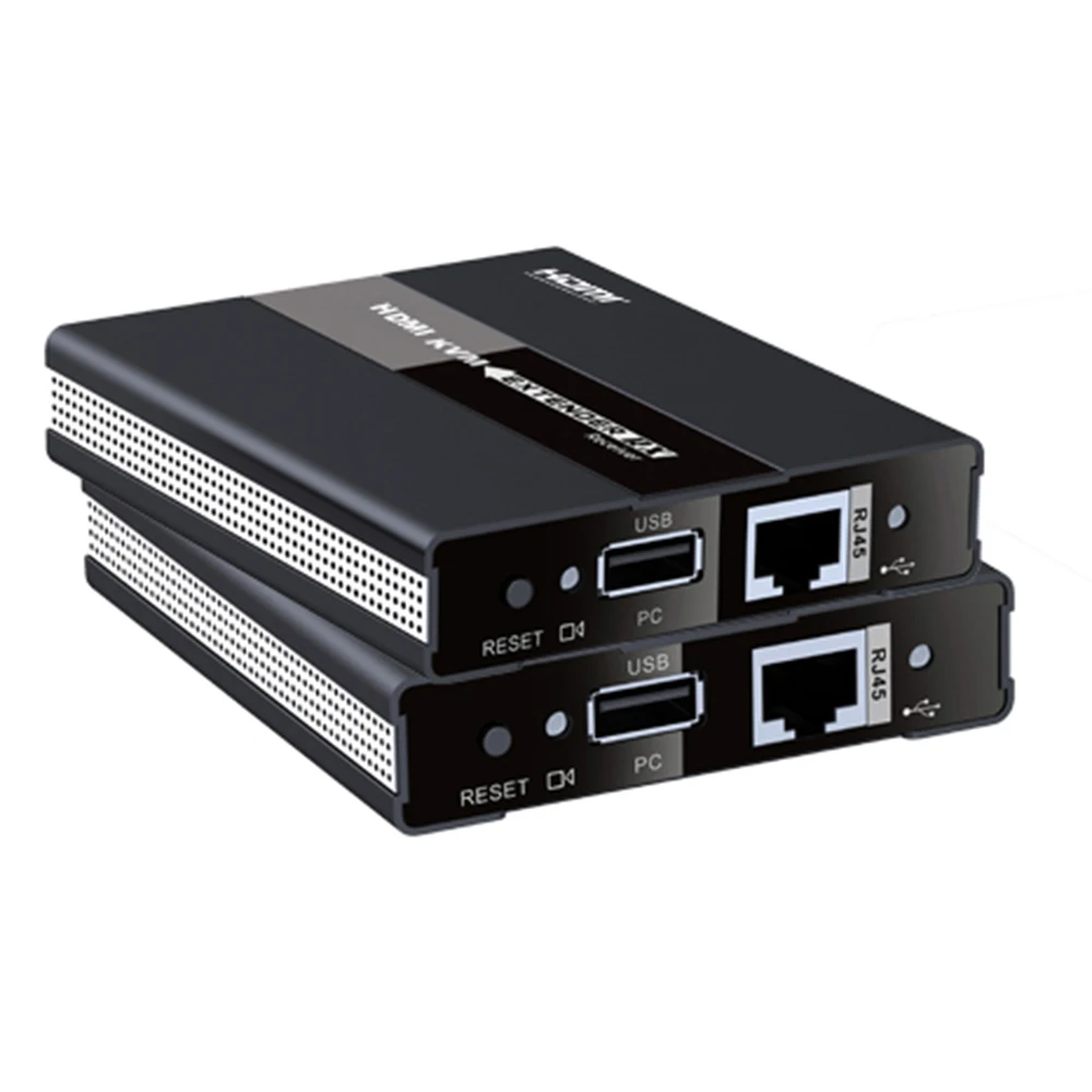 

LKV371KVM 1080P 60M Low Latency HDMI KVM Extender transmission and extension over CAT5/5e/6 network cable zero latency