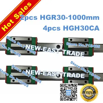 

100% genuine original HIWIN BRAND Linear Guide1lot 2pcs HGR30 1000mm rail with 4pcs HGH30CA carriage
