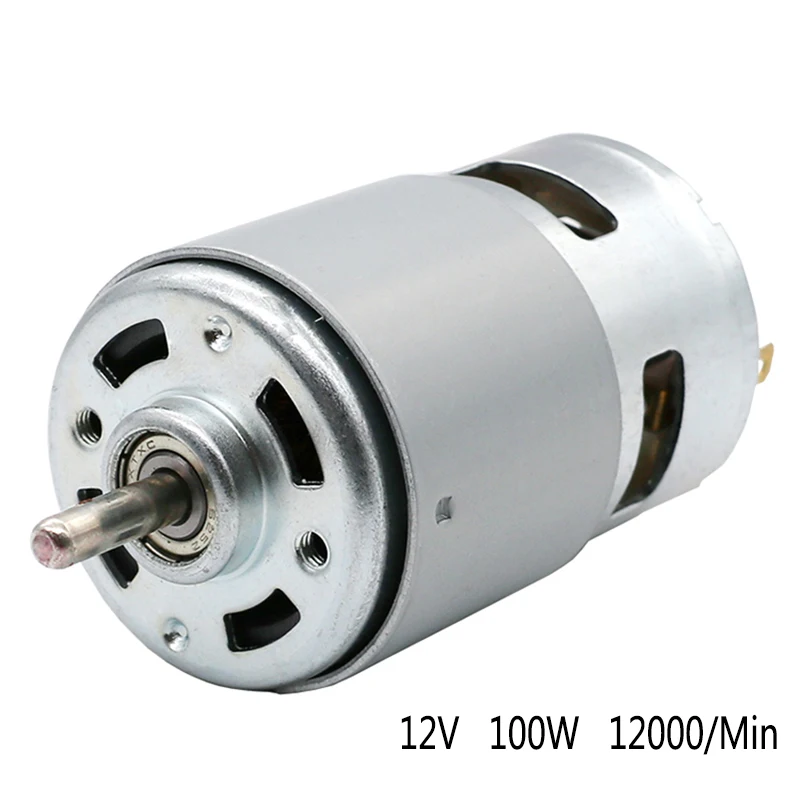 DC12V 100 W 12000 об/мин высокого высокой мощности высокий крутящий момент