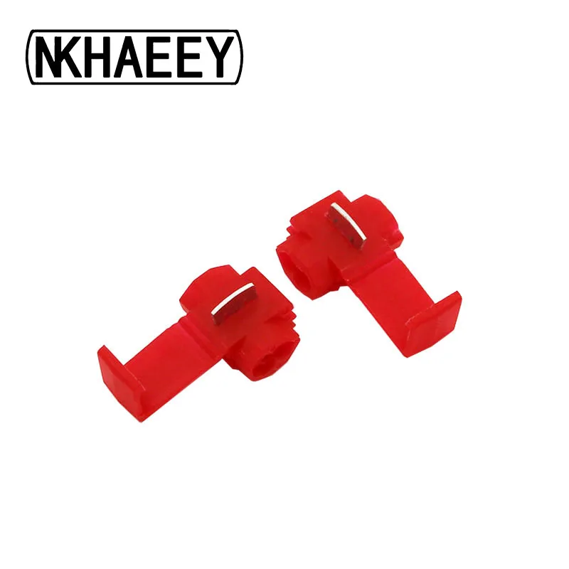 

500PCS Scotch Lock Electric Wire Cable Connectors Quick Splice Terminals Crimp Nondestructive Without Breaking Line AWG 22-18