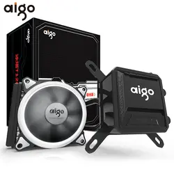 Aigo Процессор воды вентилятор кулера немой Керамика подшипники компьютера Pc Case радиатора воды Жидкость Процессор воды для охлаждения Cooler 12