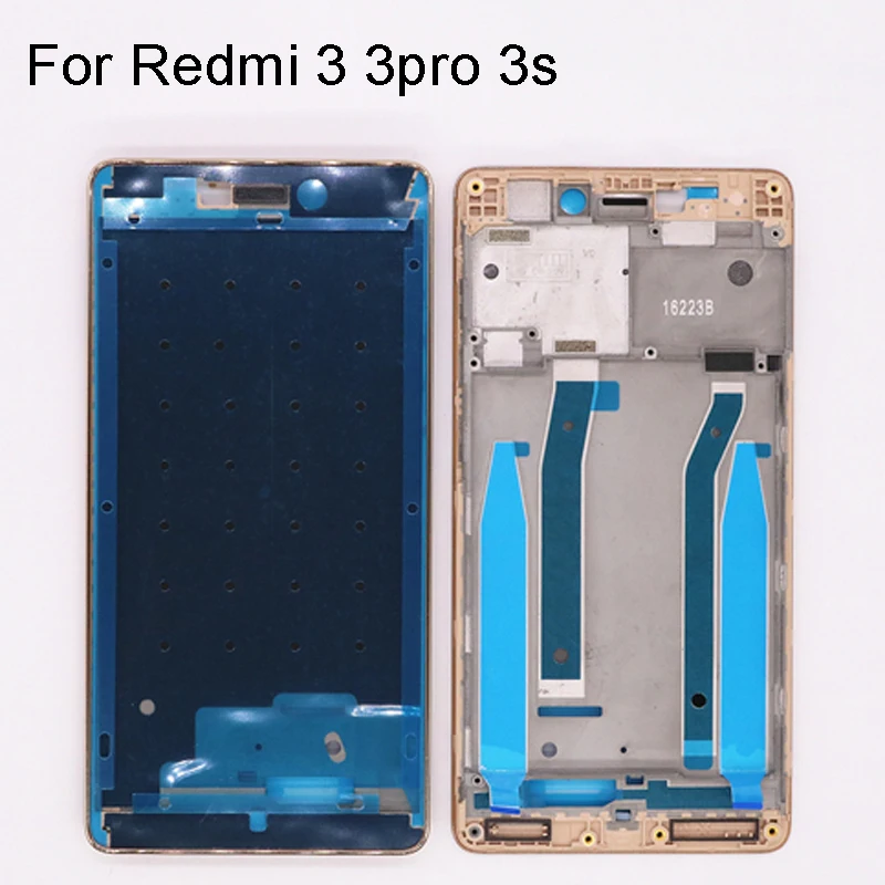 

Mid Faceplate Frame for Xiaomi Redmi 3 3s 3 Pro Middle Plate LCD Supporting Frame Bezel Housing Replacement Repair Spare Parts