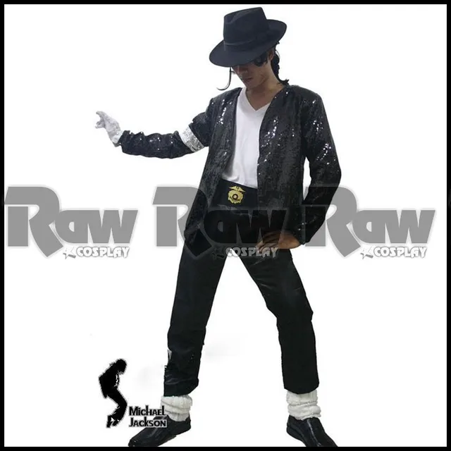 Michael Jackson Billie Jean Costume MJ Concert Dance Stage Performance