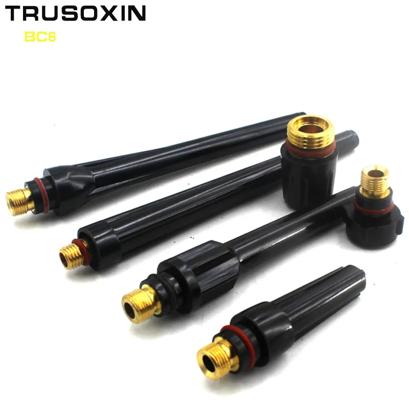 

6pcs TIG Welding Machine Accessories TIG Welding Torch Head Long Mid Short TIG Back Cap