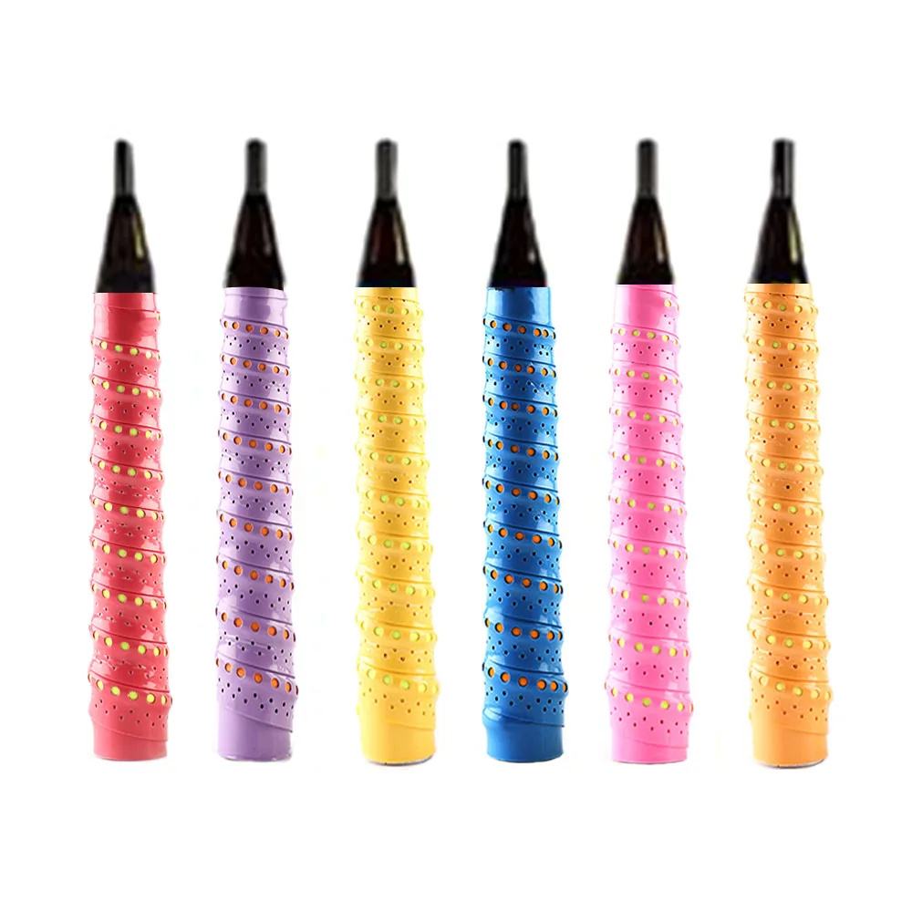 

1 Pcs Dry Tennis Racket Grip Anti-skid Sweat Absorbed Wraps Taps Badminton Grips Racquet Vibration Overgrip Sweatband Sports