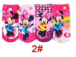 12 пар детских носков для девочек, хлопковые детские носки, красивые носки принцессы с героями мультфильмов для девочек, От 1 до 8 лет, TP01 - Цвет: 2