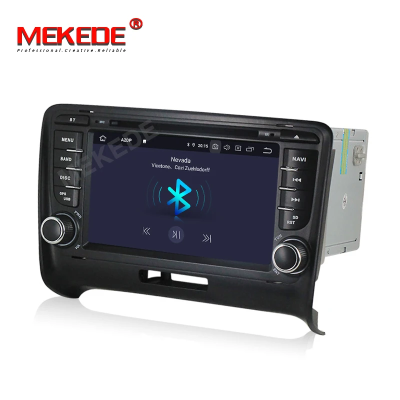 Perfect MEKEDE IPS 2 din Android 9.0 Car dvd player radio Stereo GPS Navigation For Audi TT MK2 2006-2012 auto radio Head unit FM 5