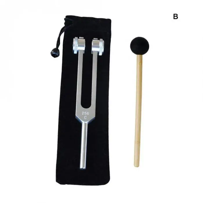 Tuning Fork 128Hz 256Hz Aluminum Alloy High Precision Hearing Detection Relieve Joint Pain KH889