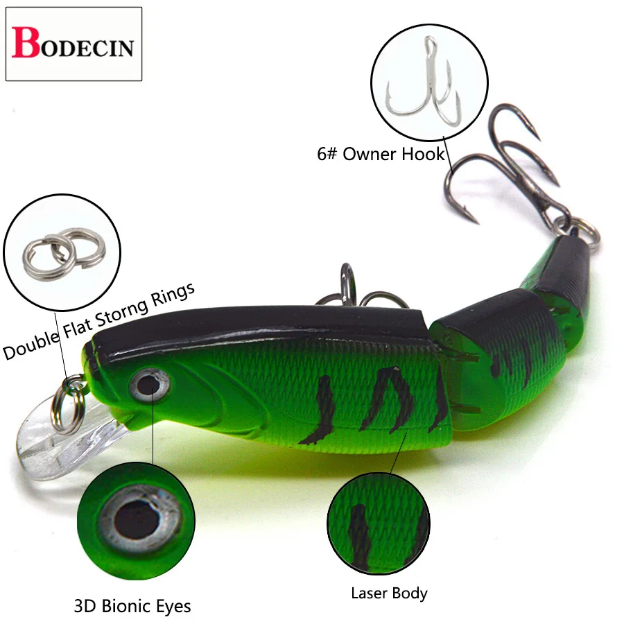 1 قطعة البحر باس الصيد الصعب إغراء 3D الأسماك صوتها Wobblers الليزر أسماك بايك Jerkbait Pesca Crankbaits الاصطناعي الطعم المياه المالحة 1 قطعة البحر باس الصيد الصعب إغراء 3D الأسماك صوتها Wobblers الليزر أسماك بايك Jerkbait Pesca Crankbaits الاصطناعي الطعم المياه المالحة