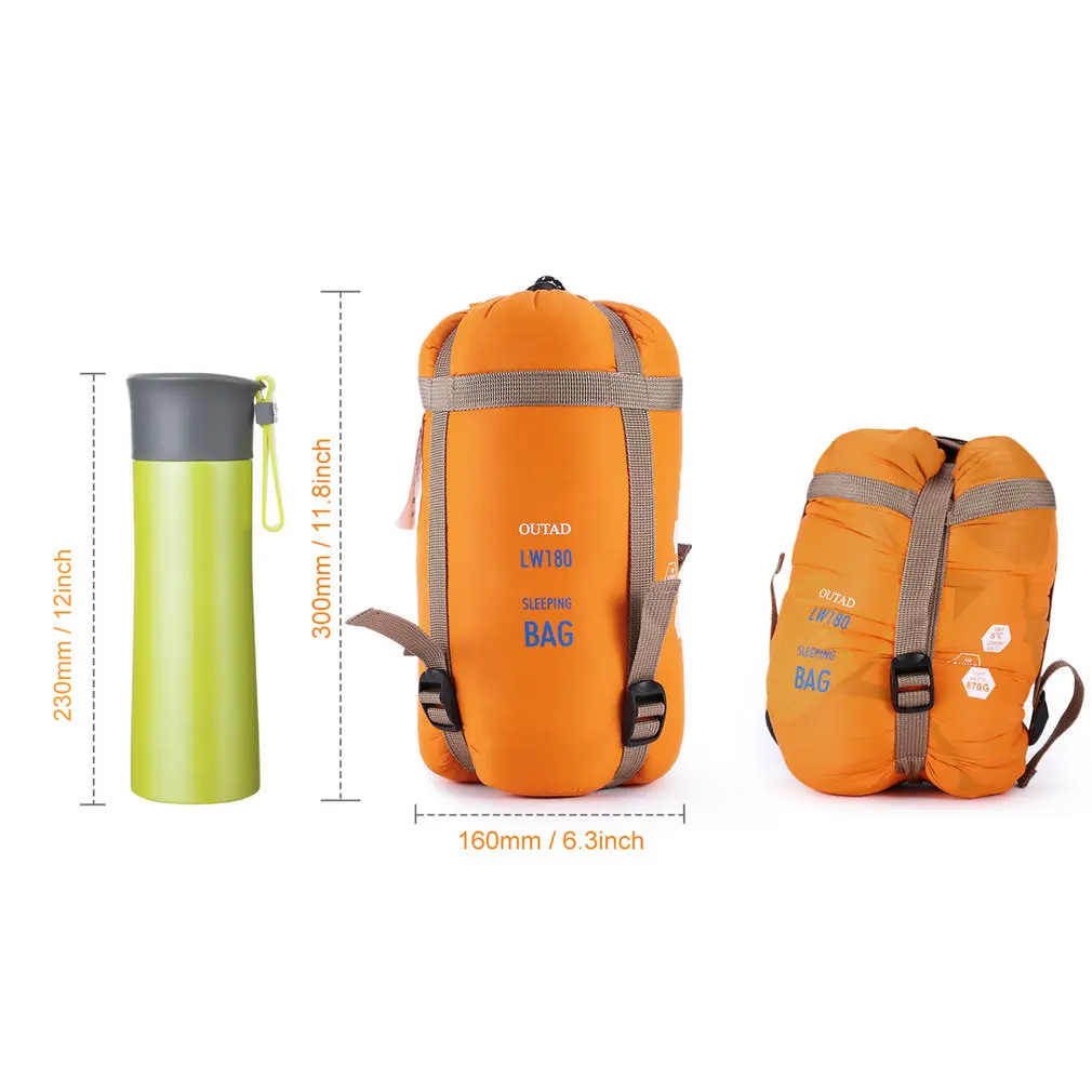 

OUTAD Ultra-light Small-sized Strong Resistant Waterproof Spring Autumn Envelope Shap Sleeping Bag For Trekking Hiking Travel