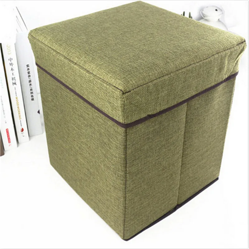 Various Patterns Multifunctional Foldable Storage Stool Creative