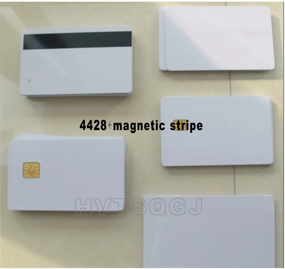 

1000pcs Free shipping chip smart card/sle4428 smart card/blank magnetic stripe smart card