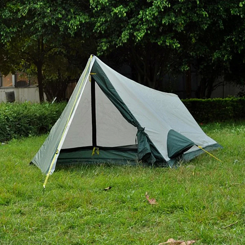 

Portable Ultralight Outdoor camping tent travel trekking hiking awning canvas with mosquito net Summer 1 people tente