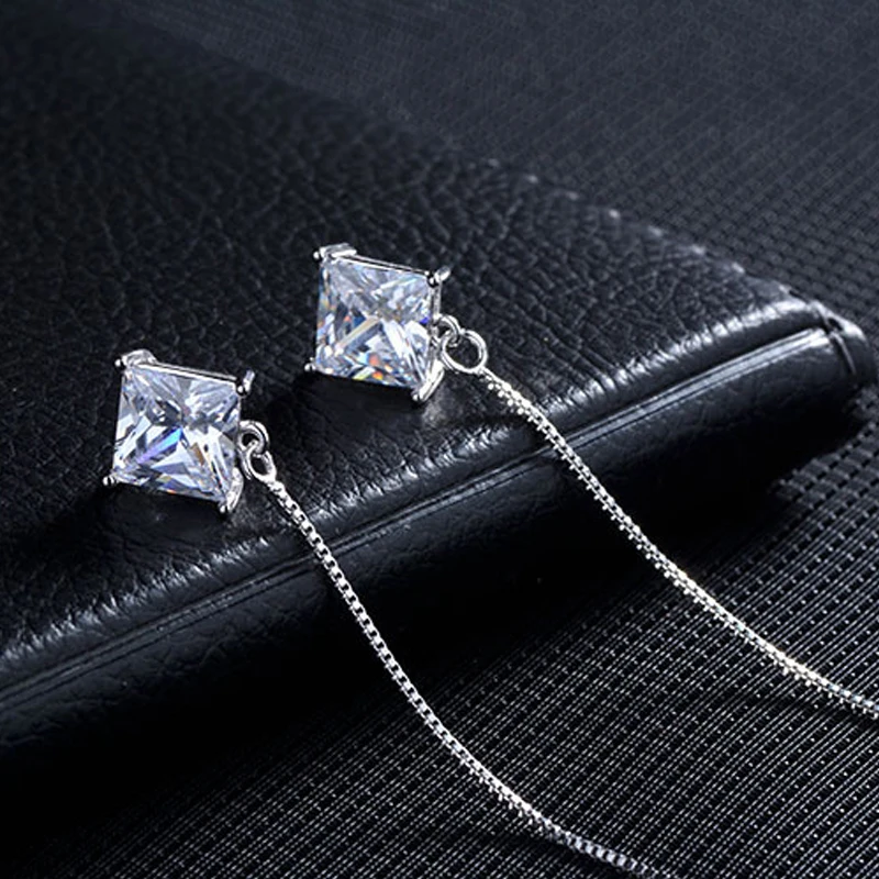 square cz zircon dangle earrings jewelry (7)